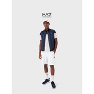 EMPORIO ARMANI/ARMANI EA7/Men's Zipper Ribbed Stand-Up Collar Slim-Fit Golf Cotton Vest Vest