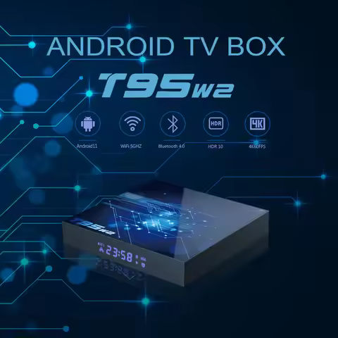T95 W2 Smart TV Box Android11 Amlogic S905W2 2GB 4GB RAM 16GB 32GB 64GB ROM BT4.0 2.4G/5G Wifi HDR 4
