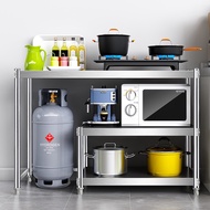 Upgraded Stainless Steel Rak Dapur Gas Kitchen Gas Stove Rack Gas Rack Besi Cabinet Affordable Cheap