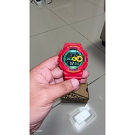USED | Casio G-SHOCK GD-100RF Original | Rare Color Red Green | Shockproof 200M