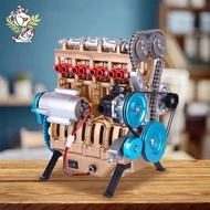 4/8-Cylinder Resin Car Engine Model Car Engine Assembly Kit Model Toys Model Engine