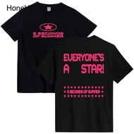 HONEVIDIC 5 SECONDS OF SUMMER Band Tees Everyone's A Star Album T-Shirt Short Sleeve O-Neck Cotton M
