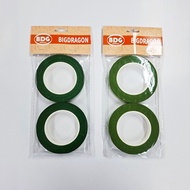 Flora Tape Rod Dark Green Light Size 12 Mm. Length 20 Yards (1 Set 2 Rolls)