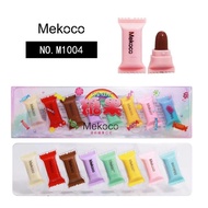 MEKOCO 8Pcs Matte Candy Lipstick