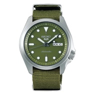 [Watchspree] Seiko 5 Sports Automatic Olive Green Nylon Strap Watch SRPE65K1