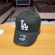 LA LOGO DISTRO BASEBALL CAP - LA ARMY EMBROIDERED MEN'S AND WOMEN'S BASEBALL CAP