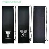 FBSG Badminton Racket Cover Bag Soft Storage Bag Case Drawstring Pocket Portable Tennis Racket Protection HOT