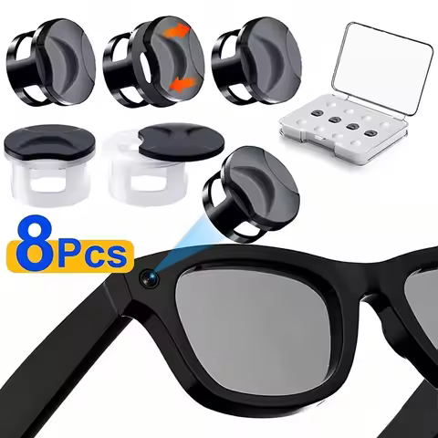 1-4Pairs LED Light Dimming Blocker for Meta Glasses's Camera Lens Protect Covers for Ray-Ban Meta/Oa