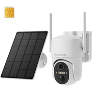 HOSAFE.COM 4G LTE Cellular Solar Security Camera Wireless Outdoor, Free Cloud Storage, No WiFi Secur