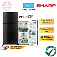 Sharp Pelican Refrigerator 2 Door Inverter 610L Fridge Peti Sejuk Peti Ais 2 Pintu Inverter Murah 冰箱