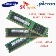 SAMSUNG/Micron/SK Hynix DDR4 server Desktop Memory 32GB 3200 2933 2666 2400 2133 MHz PC4 ECC REG RDI