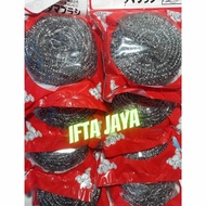 sabut kawat spiral stainless tebal besar aiko 40gr