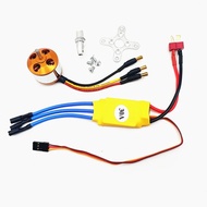XXD A2212 2212 1000KV 1400KV 2200KV 2450KV Motor Tanpa Brushless dengan Pengawal Kelajuan Motor ESC 