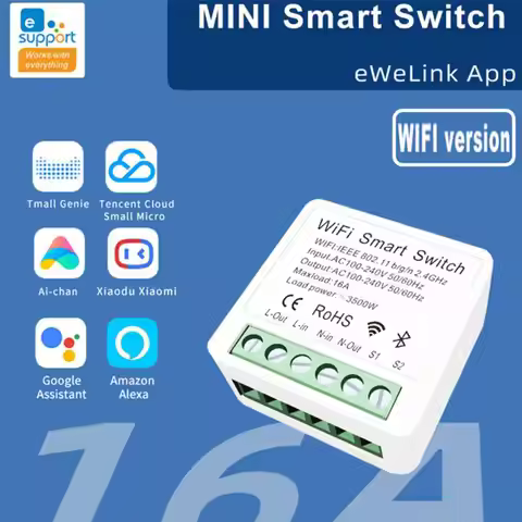 Smart Switch Smart Life Wifi Switch Smart Switch 16a Wifi Automation Module 4keys 6 Keys Wifi Mini 1