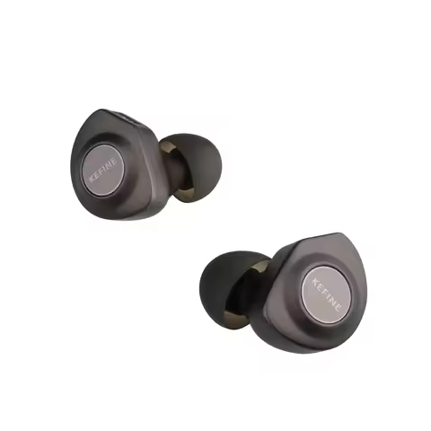 KEFINE Delci 10mm DLC+PU Diaphragm Dynamic Driver Hifi Wired IEM Earphones with CNC Metal & Detachab