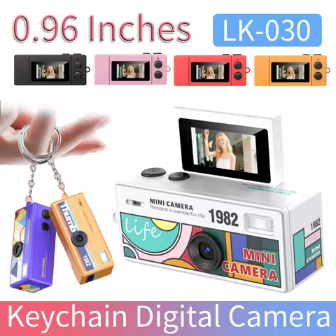 LK-030 Retro Small Video Recorder Camcorder 1080P Portable Thumb Camera Support Memory Card Keychain