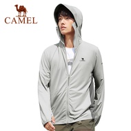 Camel outdoor mens sun protection jacket UPF50+ UV protection light coat