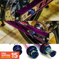 Y15zr/Y125Z/LC135 front wheel shaft rear wheel shaft swing arm shaft sub