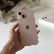 APPLE 淡粉紅 iPhone 13 128G 近全新 保固至2023三月 刷卡分期零利 無卡分期