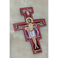 Magnetic San Damiano Cross, Franciscan, Crucifix