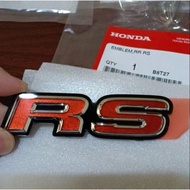 Genuine RS Logo HRV Rear Cover 2022-2024 Size 8x2.5cm (UOC-75731-3N1-0003)
