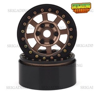 SSD RC Assassin 1.9 Rim Beadlock Crawler Wheels (Bronze) (2)