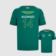 Hot sales 2024 2025 F1 Aston Martin Aramco T-SHIRT Leisure sportswear shirt polo