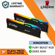 Flexi Tech KINGSTON FURY Beast RGB DDR5 5200MHz / 5600MHz / 6000MHz RAM Up to 64GB