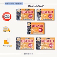 Flash Cards KOSAKATA JLPT N5 N4 N3 N2 N1 Japanese