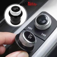 BLACKFUNNY 12V Car Chrome Plated Plug Cover for A4 A5 A6L Q5 8W0919311 8WD919311 4H0919311 4L0919311