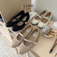 Lamode Jade Chrysanthemum Soft Leather Flats (23C-8) - G266 - LinD Shoes & Sandal