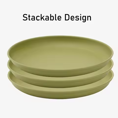 1pc Non-Stick Camping Food Pan Tableware Outdoor Cookware Cooking Plate Picnic Dish Bushcraft Picnic