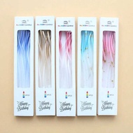 6 Pcs Aaaaa Colored Magic Long Candles Children's Birthday Decorative Wedding Party Supplies Aaaa