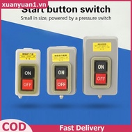 XUAN Start Button Switch AC380V Three-phase BS211B BS216B BS230B Motor Control Start Stop Switch VN