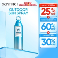 [BIG SIZE] SKINTIFIC Outdoor Sunscreen Spray SPF 50+ PA++++ 250ml Body Sunscreen Mist Sunblock Anti 
