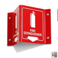 Fire Extinguisher 3D Signage V sign L shape sign Pemadam Api Fire Projecting Fire Alarm Fire Hose