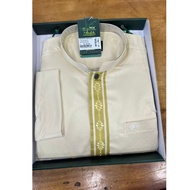 HIJAU Clothes plain almia mtkoko, aswan material, green box, 100% original