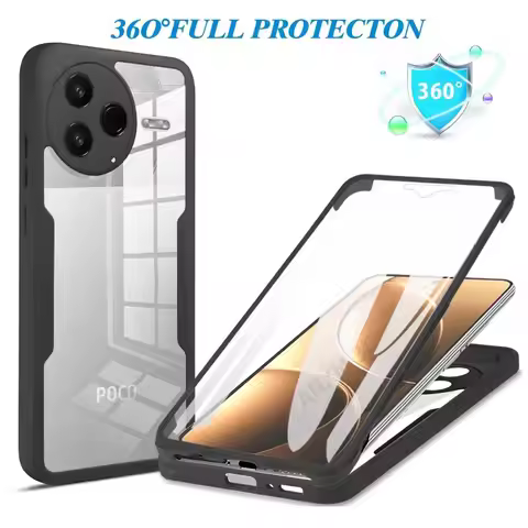 360 Full Cover Case For Mi Poco F7 Pro 5G Funda For Mi Poco F7 Ultra Screen Protection Phone Cover