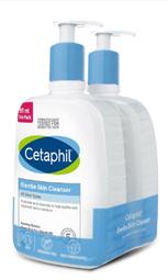 【宅配免運】一組兩入 Cetaphil 舒特膚 溫和潔膚乳 591毫升 X 2入 沐浴乳 卸妝 洗臉 清潔 Costco