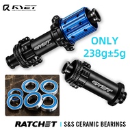 RYET Road Hubs SuperLight 238G 36T Rachet แบริ่งเซรามิกถนนฮับจักรยานดิสก์เบรคอุปกรณ์จักรยาน