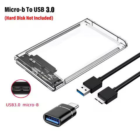 USB 3.0 HDD Enclosure 2.5 inch SATA SSD Hard Drive Case with 5Gbps Transfer Speed Mobile External Ho