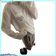 Acne Studios 25FW Washed Black Gray 1996 Pocket Printed Logo Round Neck Long Sleeve Tee