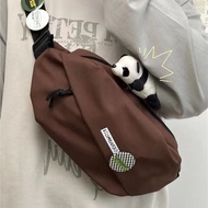 FASHION ADD🖤Sling Bag for Man Beg Silang Lelaki Style Men Chest Bag Mens Shoulder Bags Waterproof Nylon Pouch Crossbody Body Blet Bag Waterproof Sling Backpack Side Bag for Coach Men Bag2024030707