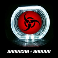12volt 4.5 inch Rotating Motion Sharing Light plus shroud Universal All Motor V28