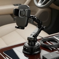 H89 Universal Car Suction Cup Mount for 4.5-7in Phones Center Console Lazy Bracket Cawan Sedut Keret