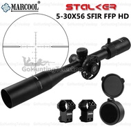 Teleskop Senapan Angin Marcool STALKER 5-30X56 FFP SFIR LENSA HD