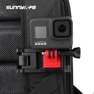 Sports Camera Backpack Clamp For Gopro 8/7/6/5 For DJI Osmo Action/Pocket Clip Mount Yi 4K Lite SJCAM SJ4000 EKEN H9/H9R