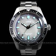 金鐸精品~2494 ORIS 豪利時 Divers Sixty-Five復刻款潛水100米灰色漸層面盤 自動上鍊男用腕錶