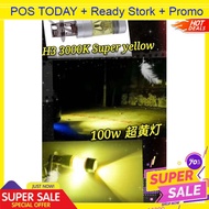 Foglamp LED H3 Fog Light bulb high Power Sport 3000k 6000k Drl running driving projector halogen whi