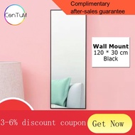 ！Full Length Mirror Standing Wall Mount Hanging Dressing Aluminium Frame Tall Full Body Mirror